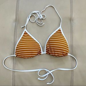 GARAGE Stripped Tie Bikini